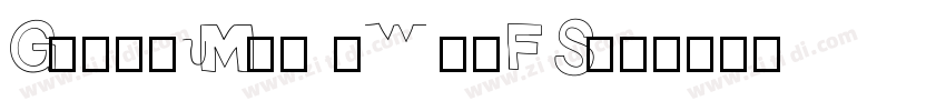 GenRyuMin TW TTF Sem字体转换